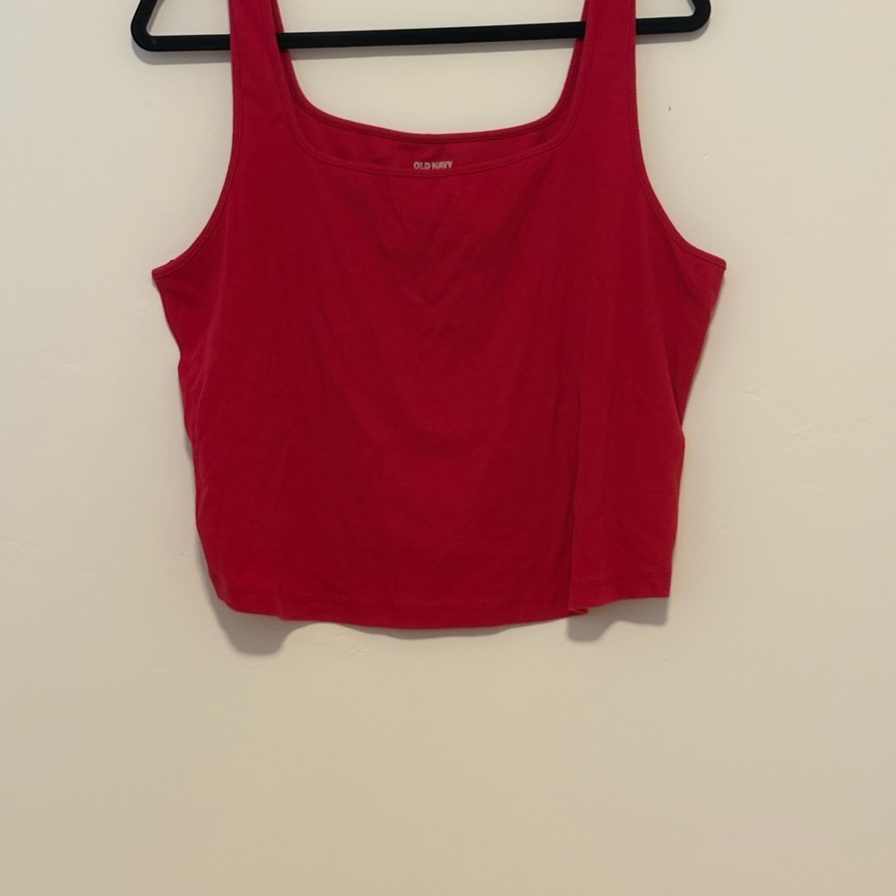 Old Navy Vibrant Red Women's Tank Top
